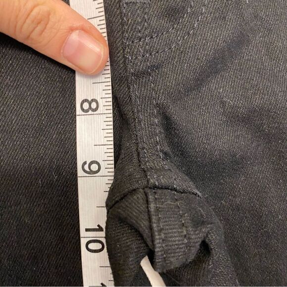 EVERLANE Mid rise skinny black denim jeans NWOT -26 regular - Picture 9 of 11